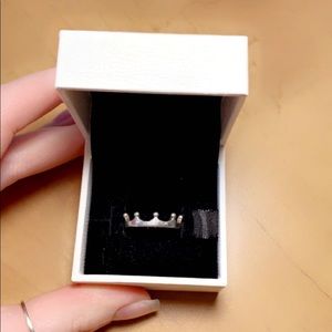 Pandora Polished Crown Ring
